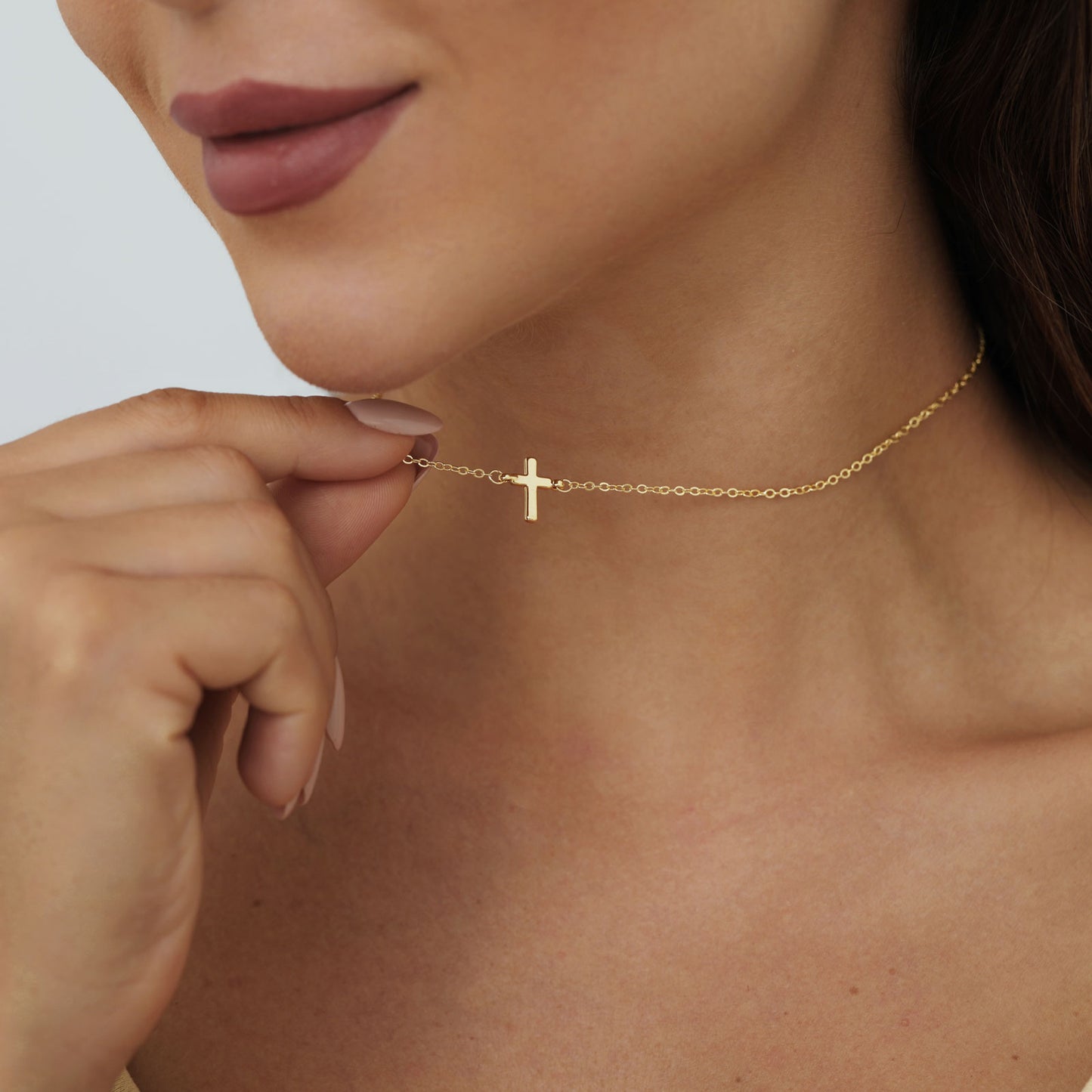 Minimalist Cross Necklace