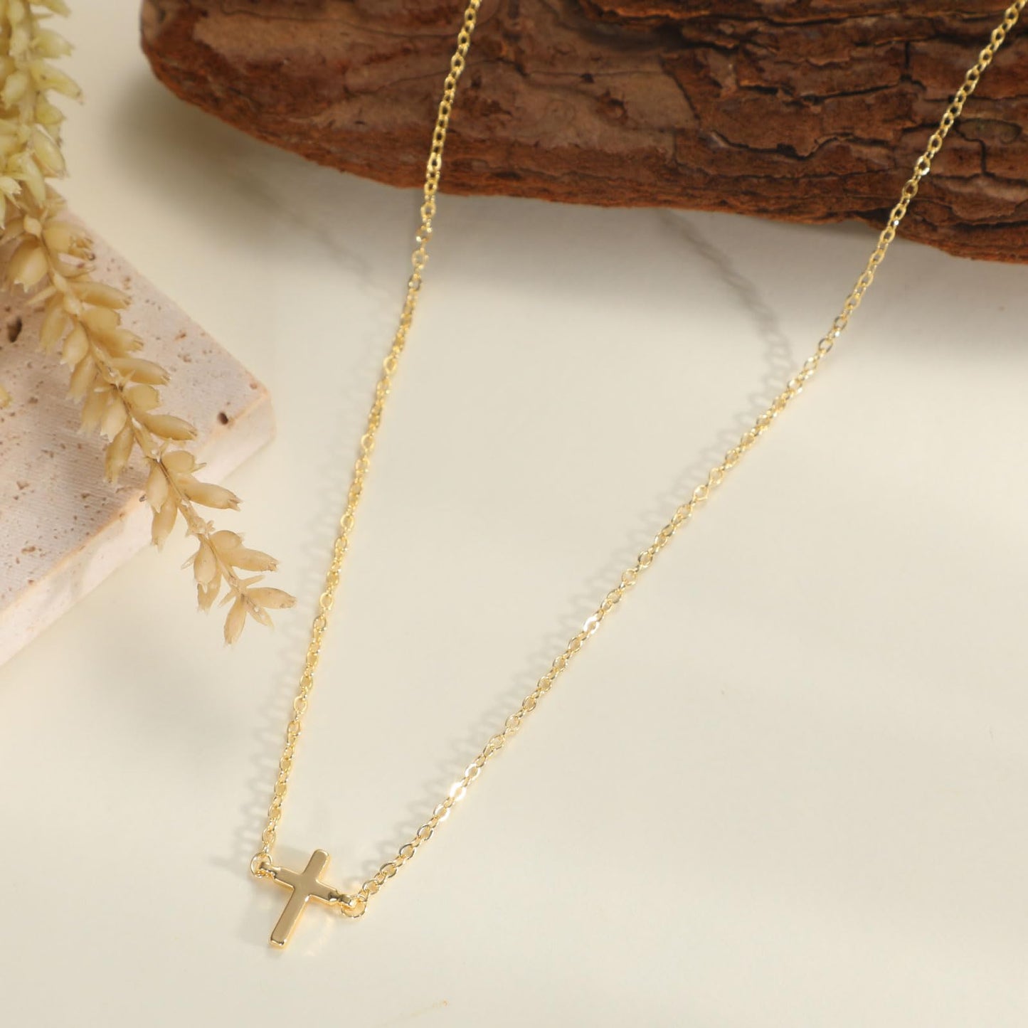 Minimalist Cross Necklace